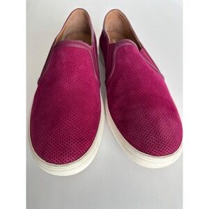 Halogen Leather Slip On Perforated Maroon Color Comfort Walking Vacation 9.5